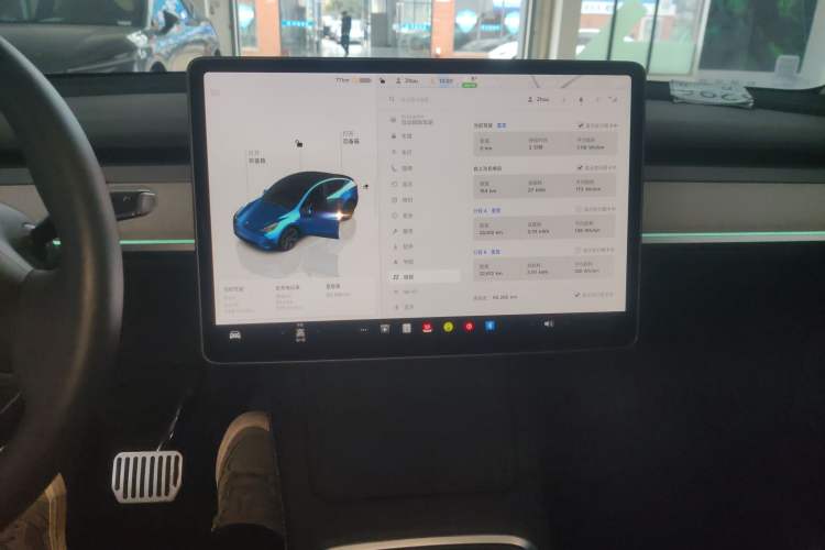Used Tesla Model Y 2024 Rear-Wheel-Drive Version Audio And AC Panel