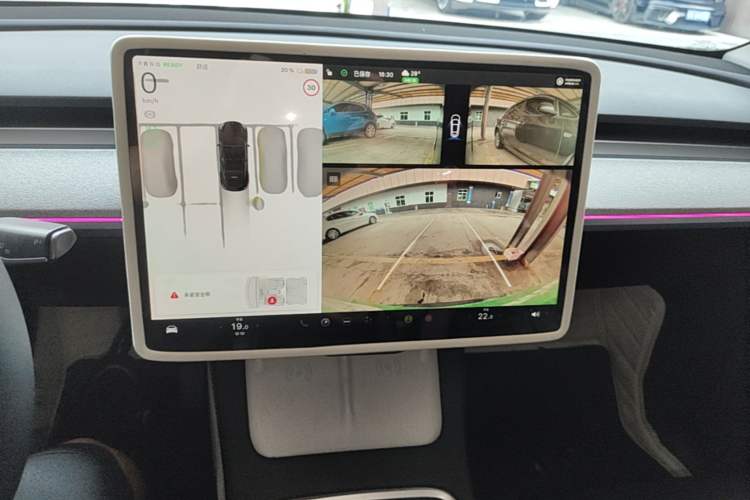Used Tesla Model Y 2024 Rear-Wheel-Drive Version Audio And AC Panel