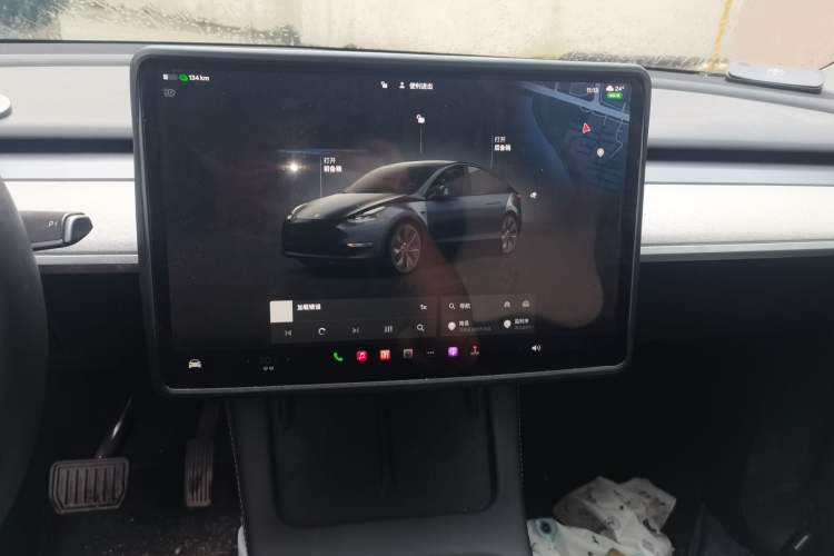 Used Tesla Model Y 2024 Rear-Wheel-Drive Version Audio And AC Panel