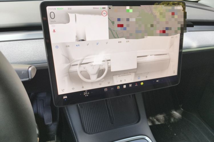 Used Tesla Model Y 2024 Rear-Wheel-Drive Version Audio And AC Panel