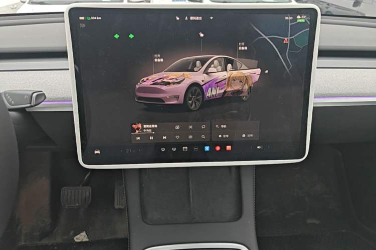 Used Tesla Model Y 2024 Rear-Wheel-Drive Version Audio And AC Panel