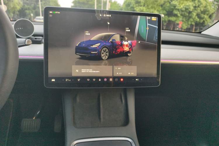 Used Tesla Model Y 2024 Rear-Wheel-Drive Version Audio And AC Panel