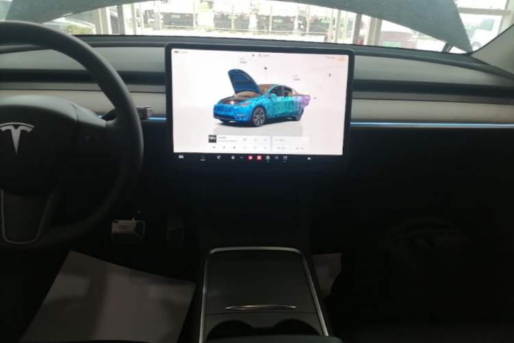 Used Tesla Model Y 2024 Rear-Wheel-Drive Version Audio And AC Panel