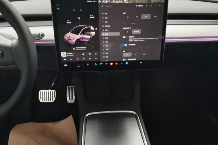 Used Tesla Model Y 2024 Rear-Wheel-Drive Version Audio And AC Panel