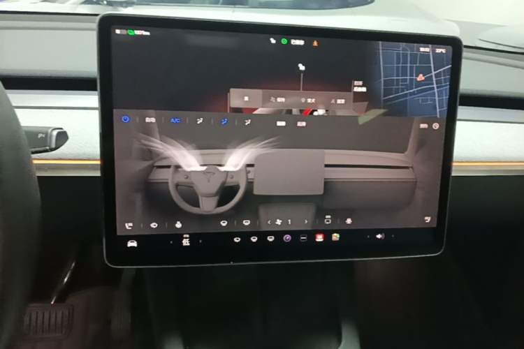 Used Tesla Model Y 2024 Rear-Wheel-Drive Version Audio And AC Panel