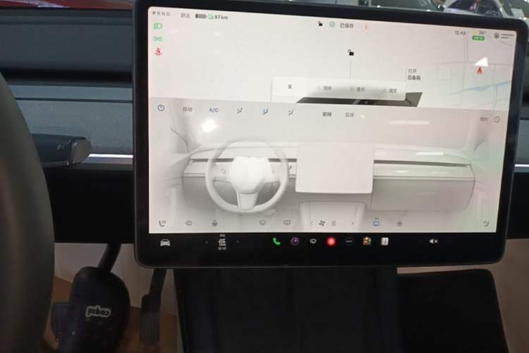 Used Tesla Model Y 2024 Rear-Wheel-Drive Version Audio And AC Panel