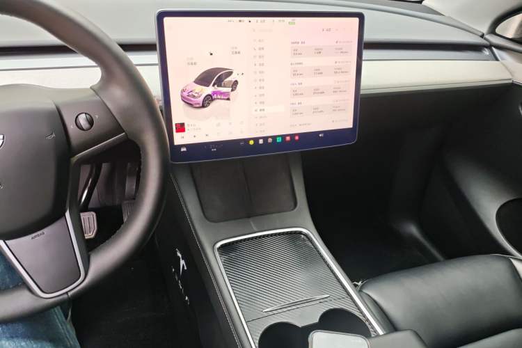 Used Tesla Model Y 2024 Rear-Wheel-Drive Version Audio And AC Panel