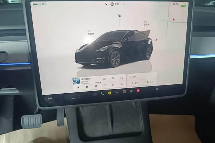 Used Tesla Model Y 2024 Rear-Wheel-Drive Version Audio And AC Panel