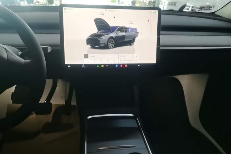 Used Tesla Model Y 2024 Rear-Wheel-Drive Version Audio And AC Panel