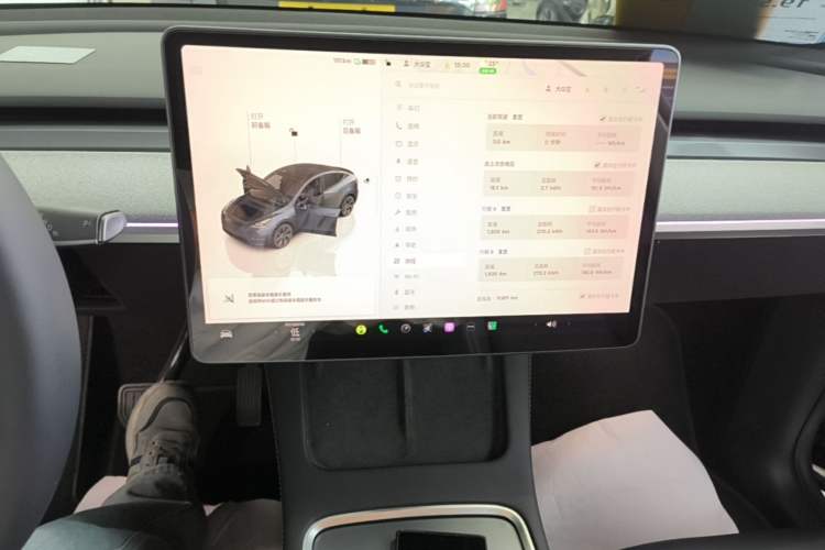 Used Tesla Model Y 2024 Rear-Wheel-Drive Version Audio And AC Panel
