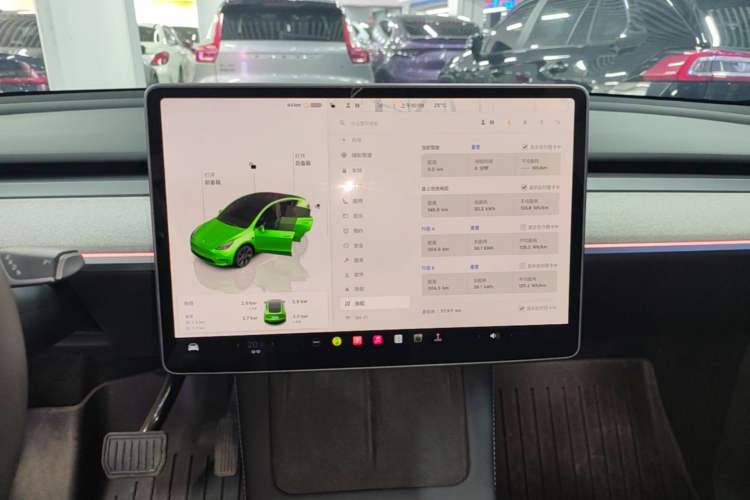 Used Tesla Model Y 2024 Rear-Wheel-Drive Version Audio And AC Panel