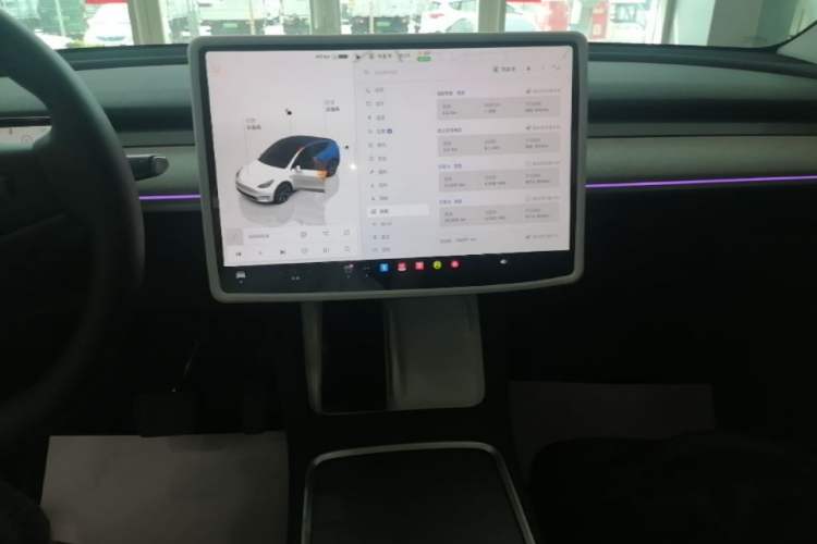 Used Tesla Model Y 2024 Rear-Wheel-Drive Version Audio And AC Panel