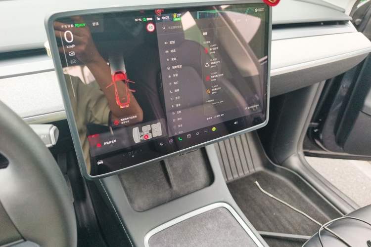 Used Tesla Model Y 2024 Rear-Wheel-Drive Version Audio And AC Panel