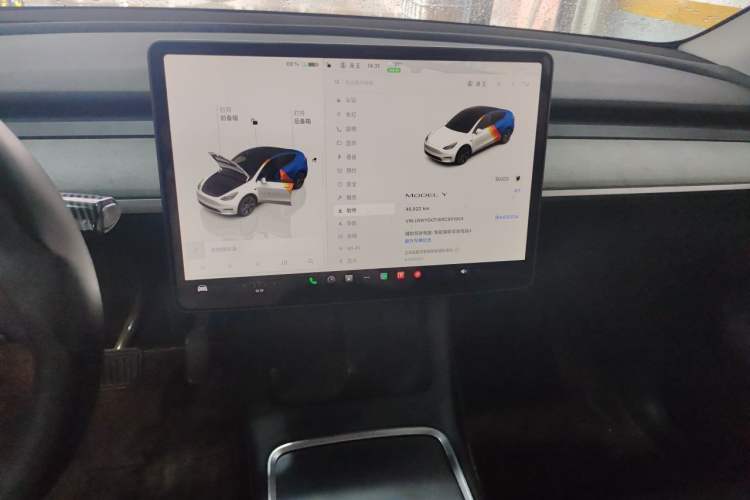 Used Tesla Model Y 2024 Rear-Wheel-Drive Version Audio And AC Panel