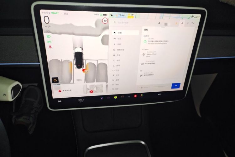 Used Tesla Model Y 2024 Rear-Wheel-Drive Version Audio And AC Panel