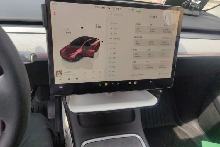 Used Tesla Model Y 2024 Rear-Wheel-Drive Version Audio And AC Panel