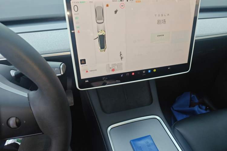 Used Tesla Model Y 2024 Rear-Wheel-Drive Version Audio And AC Panel