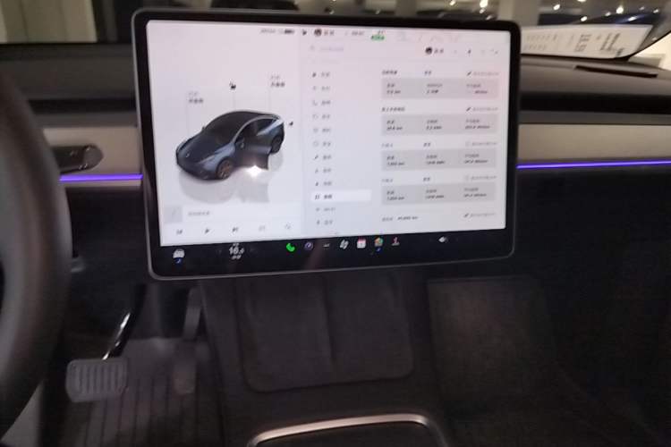 Used Tesla Model Y 2024 Rear-Wheel-Drive Version Audio And AC Panel