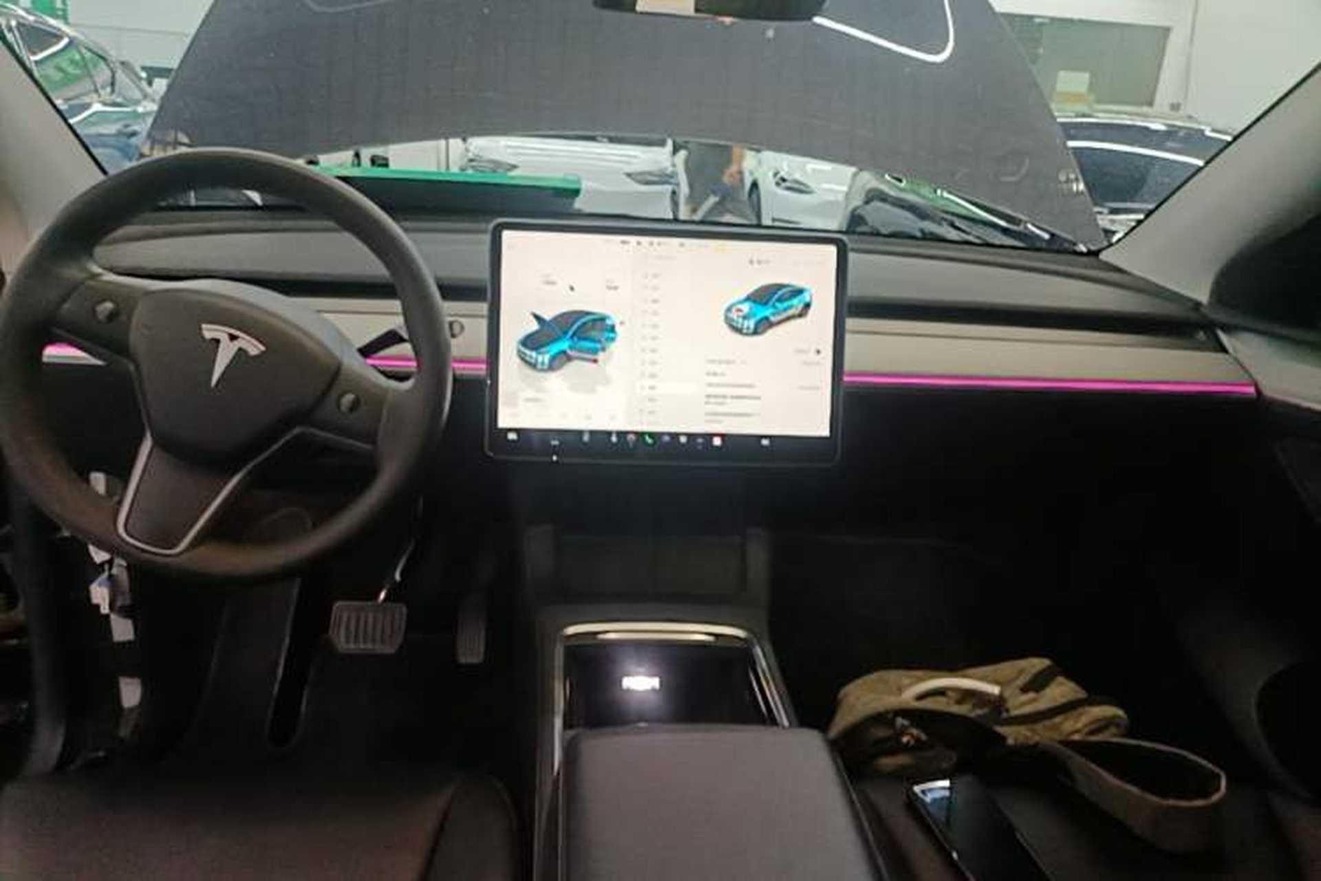 Used Tesla Model Y 2024 Rear-Wheel-Drive Version Audio And AC Panel
