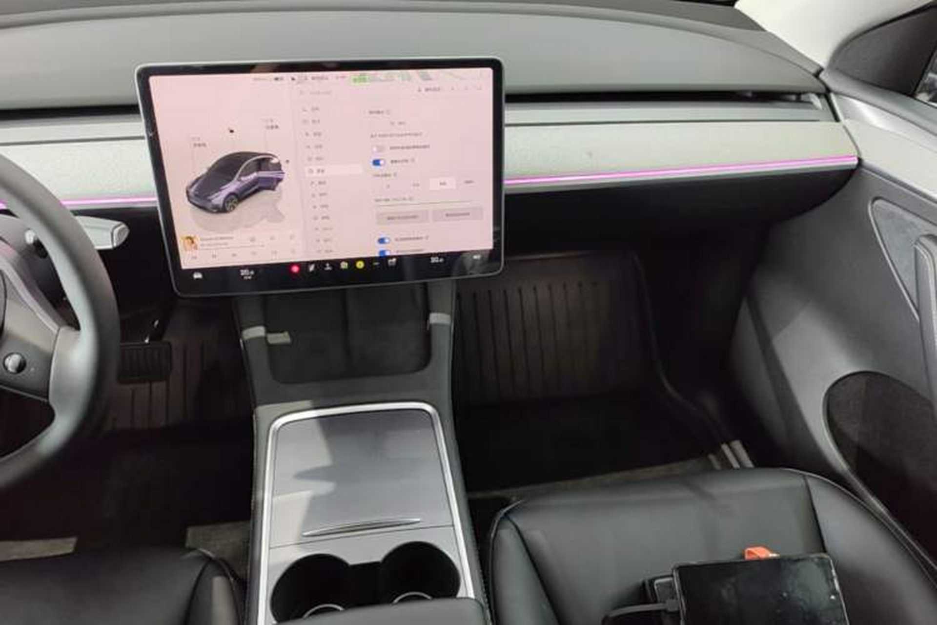 Used Tesla Model Y 2024 Rear-Wheel-Drive Version Audio And AC Panel