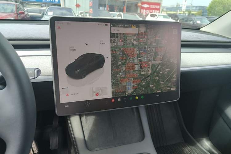 Used Tesla Model Y 2024 Rear-Wheel-Drive Version Audio And AC Panel
