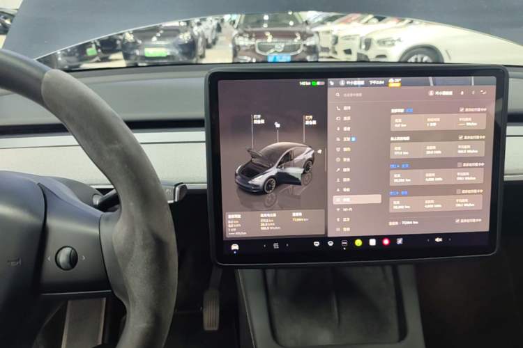 Used Tesla Model Y 2024 Rear-Wheel-Drive Version Audio And AC Panel