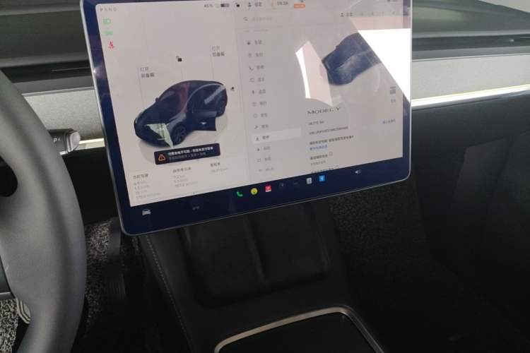 Used Tesla Model Y 2024 Rear-Wheel-Drive Version Audio And AC Panel