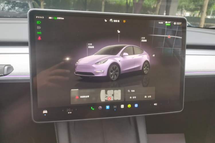Used Tesla Model Y 2024 Rear-Wheel-Drive Version Audio And AC Panel