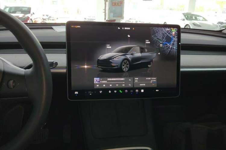 Used Tesla Model Y 2024 Rear-Wheel-Drive Version Audio And AC Panel