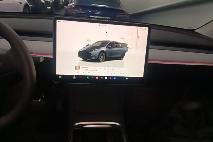 Used Tesla Model Y 2024 Long-Range All-Wheel-Drive Version Audio And AC Panel