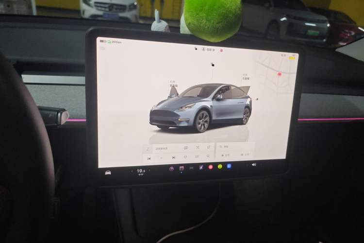 Used Tesla Model Y 2024 Long-Range All-Wheel-Drive Version Audio And AC Panel