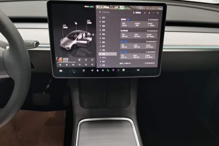 Used Tesla Model Y 2024 Rear-Wheel-Drive Version Audio And AC Panel