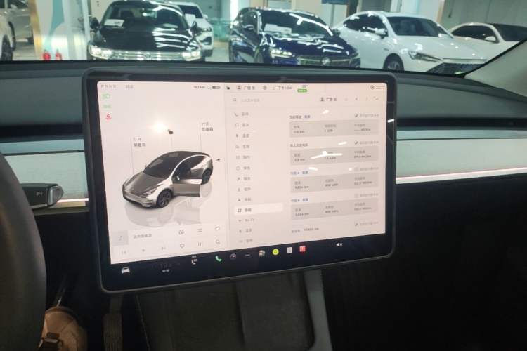 Used Tesla Model Y 2024 Rear-Wheel-Drive Version Audio And AC Panel