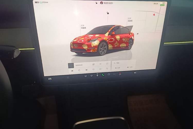 Used Tesla Model Y 2024 Rear-Wheel-Drive Version Audio And AC Panel