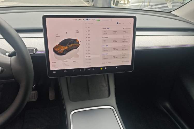 Used Tesla Model Y 2024 Rear-Wheel-Drive Version Audio And AC Panel