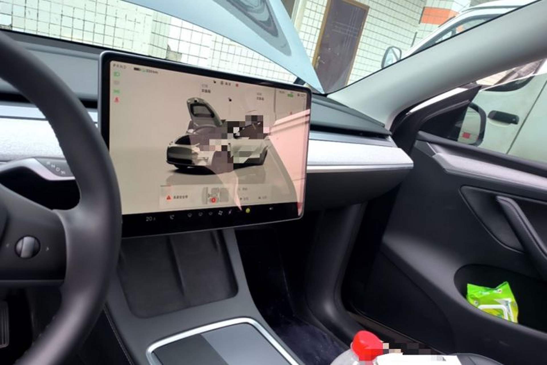 Used Tesla Model Y 2024 Rear-Wheel-Drive Version Audio And AC Panel