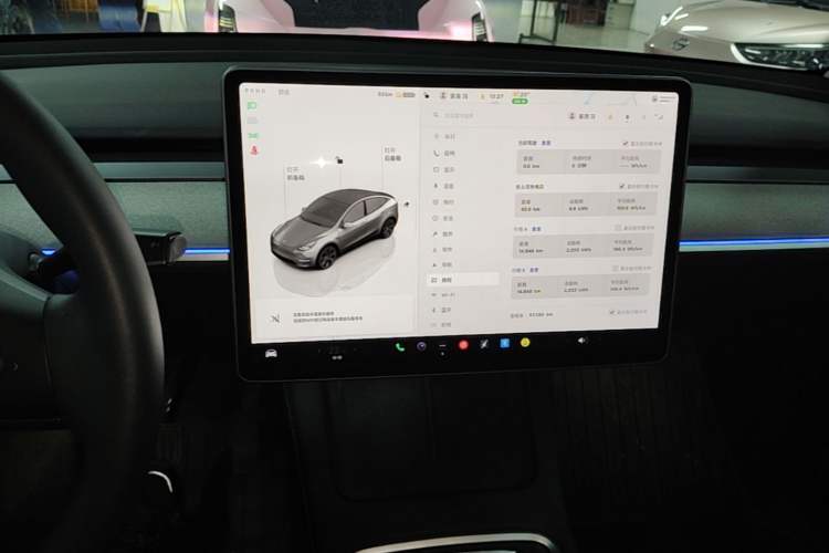 Used Tesla Model Y 2024 Rear-Wheel-Drive Version Audio And AC Panel