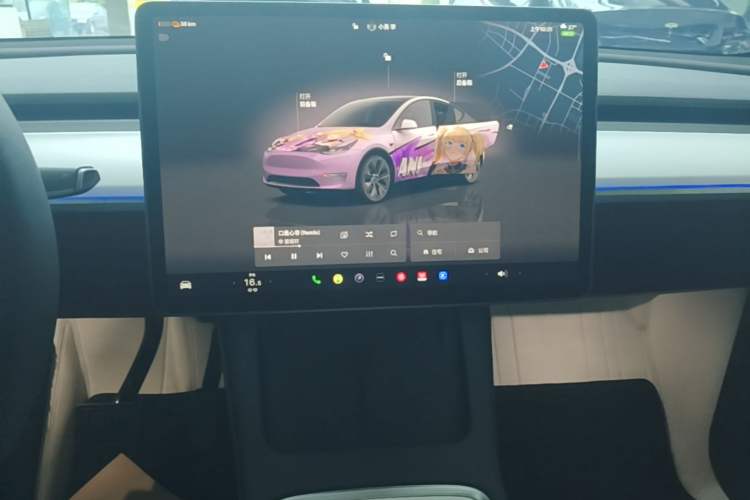 Used Tesla Model Y 2024 Rear-Wheel-Drive Version Audio And AC Panel