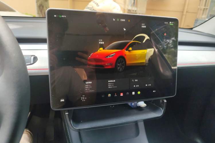 Used Tesla Model Y 2024 Rear-Wheel-Drive Version Audio And AC Panel