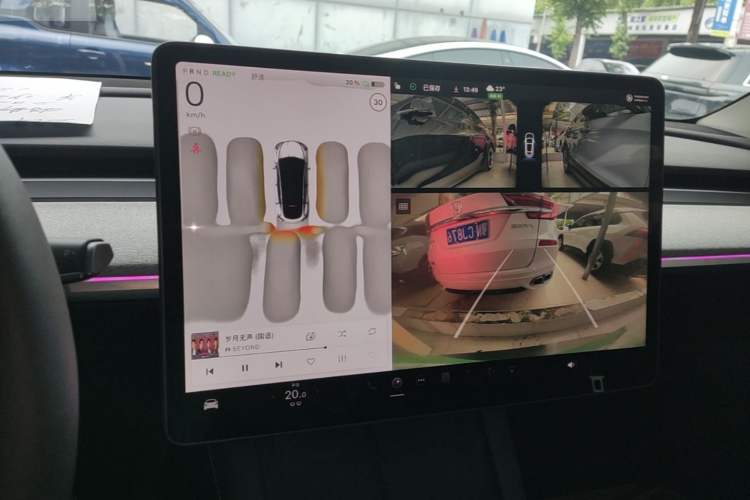 Used Tesla Model Y 2024 Rear-Wheel-Drive Version Audio And AC Panel
