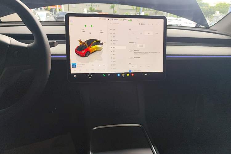 Used Tesla Model Y 2024 Rear-Wheel-Drive Version Audio And AC Panel