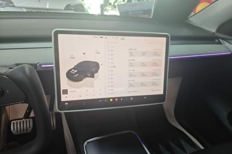 Used Tesla Model Y 2024 Rear-Wheel-Drive Version Audio And AC Panel