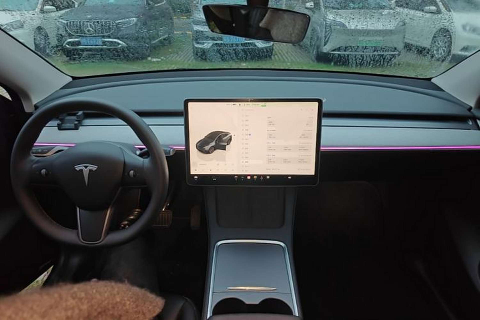 Used Tesla Model Y 2024 Rear-Wheel-Drive Version Center Console