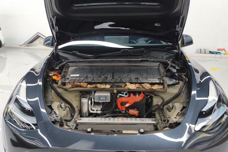 Used Tesla Model Y 2024 Long-Range All-Wheel-Drive Version Engine Bay