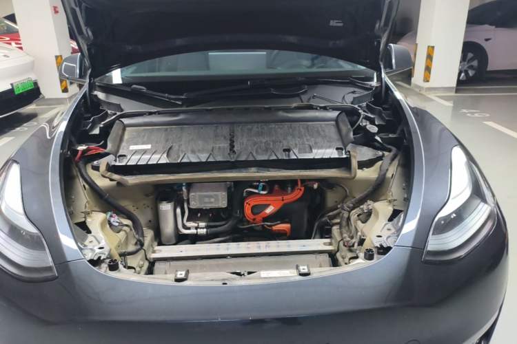 Used Tesla Model Y 2024 Long-Range All-Wheel-Drive Version Engine Bay