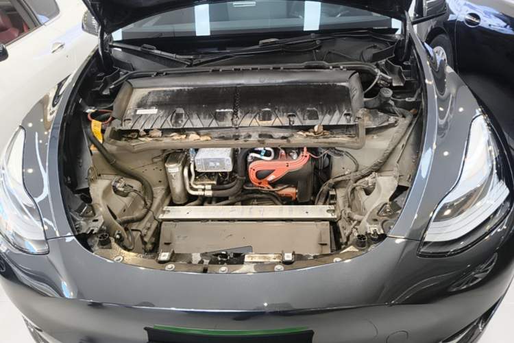 Used Tesla Model Y 2024 Long-Range All-Wheel-Drive Version Engine Bay