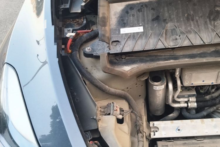 Used Tesla Model Y 2024 Long-Range All-Wheel-Drive Version Engine Bay Right