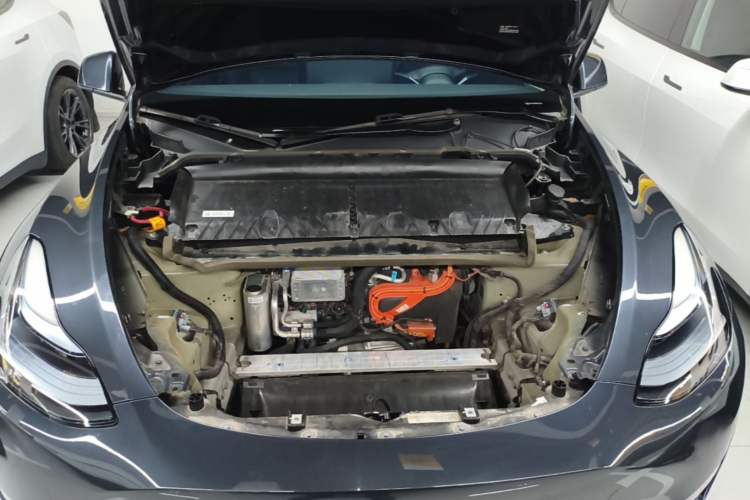 Used Tesla Model Y 2024 Long-Range All-Wheel-Drive Version Engine Bay