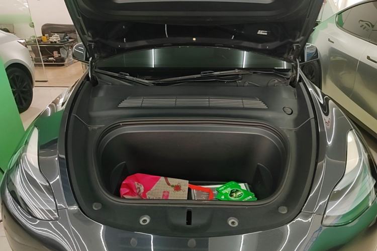 Used Tesla Model Y 2024 Long-Range All-Wheel-Drive Version Engine Bay