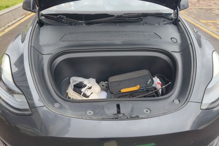 Used Tesla Model Y 2024 Long-Range All-Wheel-Drive Version Engine Bay